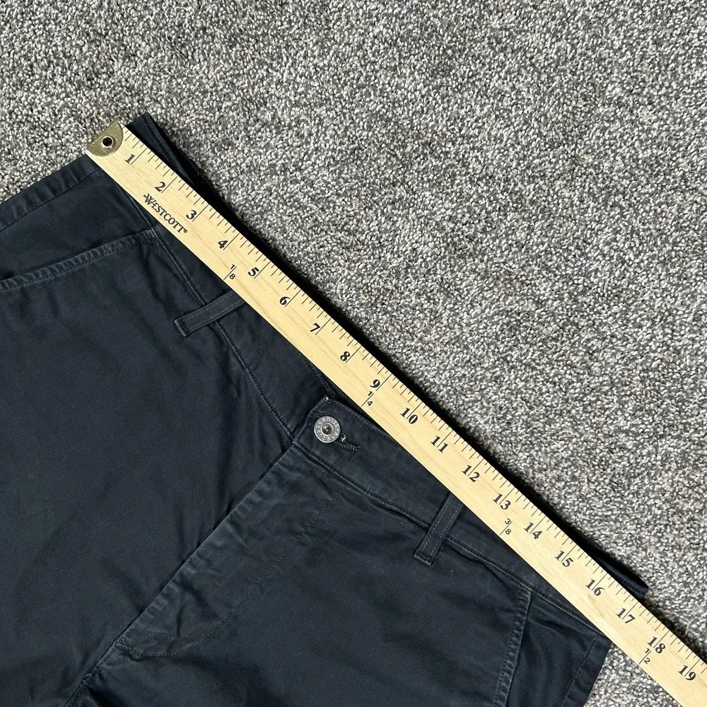 AG Adriano Goldschmied The Lux‎ Khaki Pants Men 34R Black Tailored Trouser